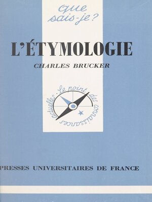 cover image of L'étymologie